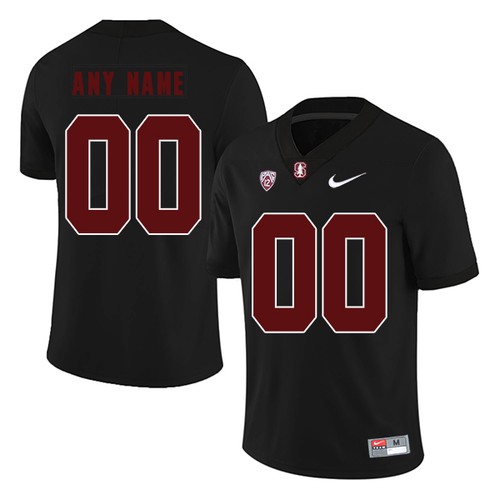 Stanford Cardinals Custom Jersey Black College Football NCAA Jerseys->customized ncaa jersey->Custom Jersey